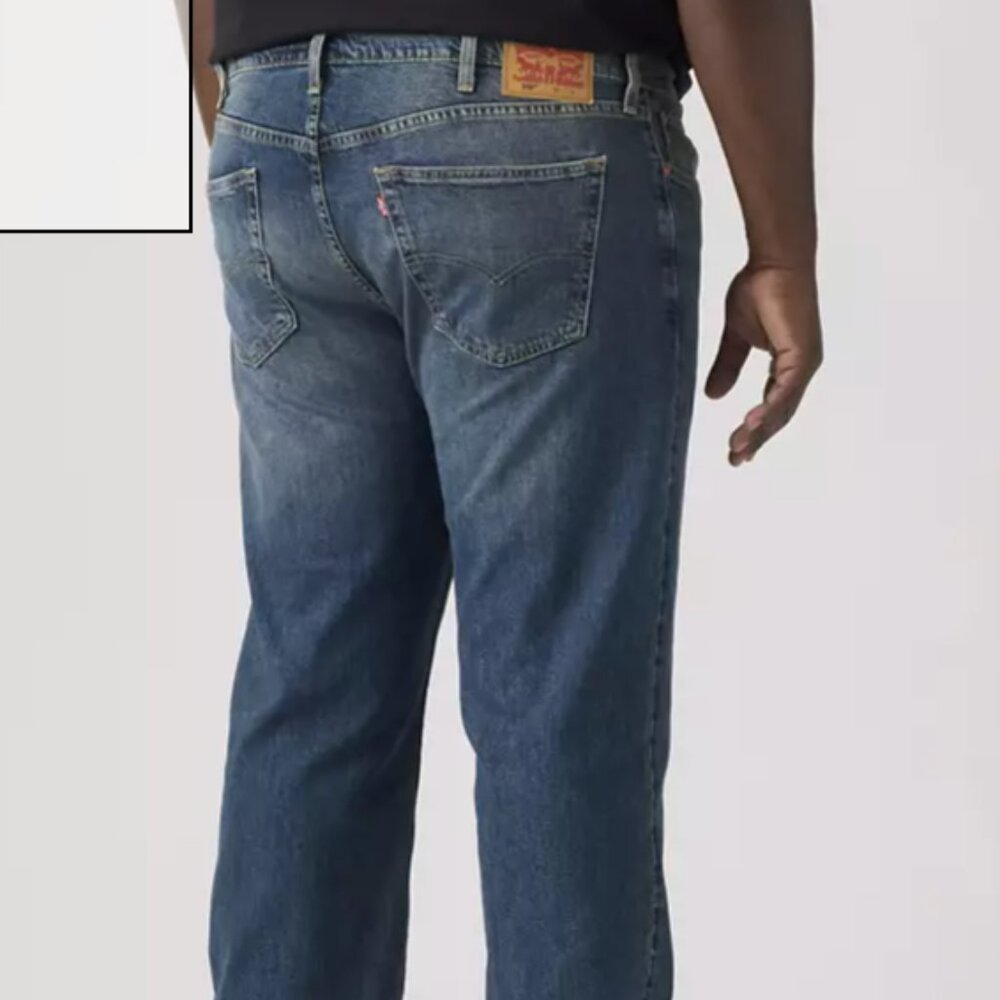 Levis 559 Jeans Mens Big and Tall 44x30 Dark Wash - Picture 3 of 7